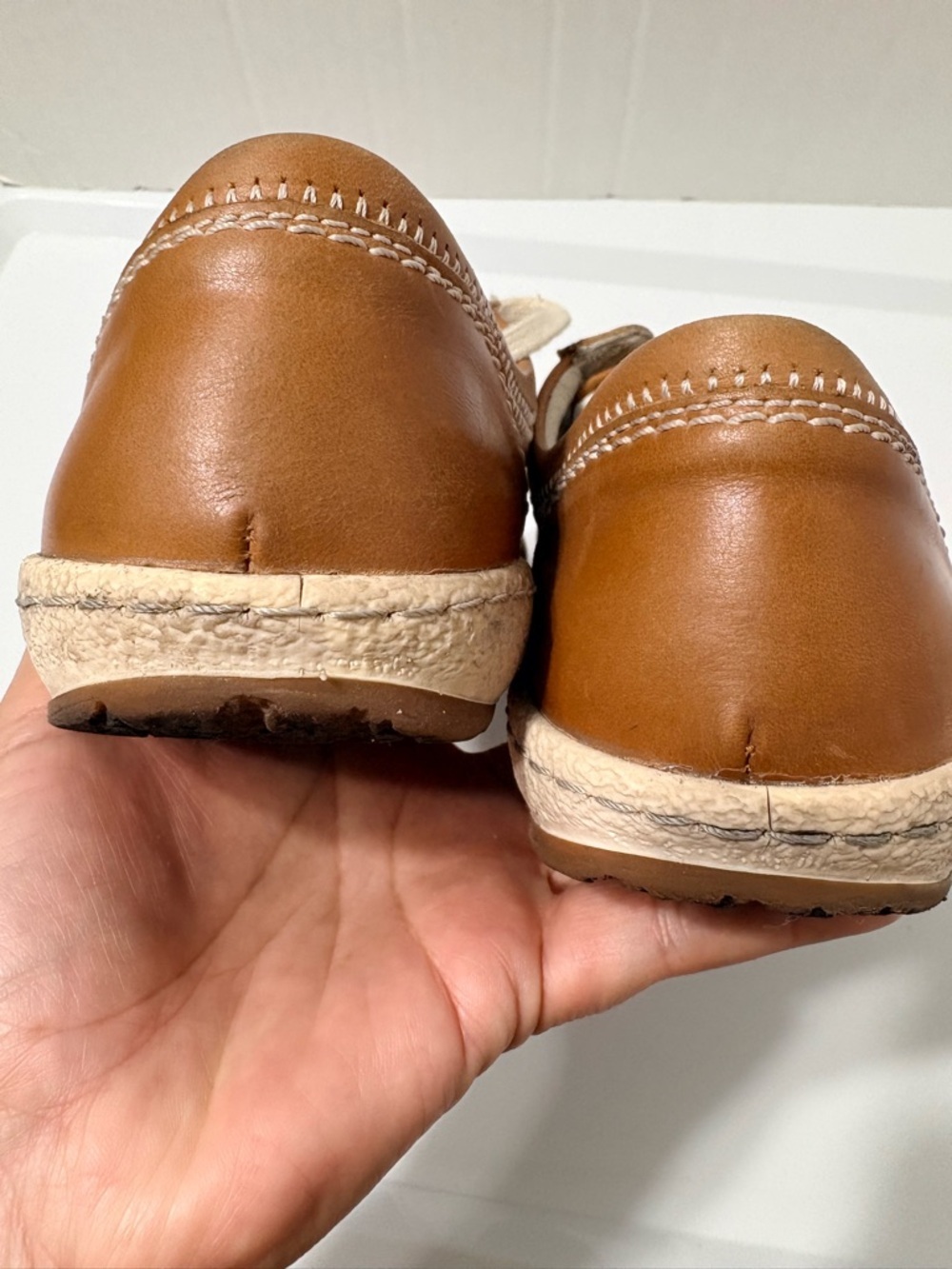 Josef Seibel Woman’s Caspian Leather Comfort Shoes Sneakers in Camel EU 38 - Picture 6 of 12
